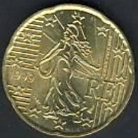 Frankreich 20 Cent 1999 (2)