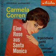 Eurovision 7"CORREN, Carmela · Eine Rose aus Santa Monica (RAR 1962)