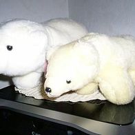 Eisbär, 2 Plüschtiere, uralt & groß, Knut & Flocke