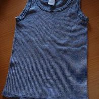 Hemd / Shirt Gr. 104 blau/ weiß Streifen