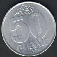 DDR 50 Pfennig 1971.A.