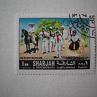 Sharjah Olympiade Mexiko 1968 gestempelt