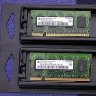 2 x 512 MB SODIMM DDR2-RAM PC2-4200S, 533 MHz, Infineon