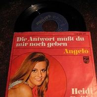 Heidi Brühl - 7"Die Antwort mußt du mir noch geben - top !