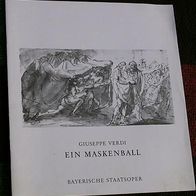 Oper: Ein Maskenball - Programmheft, München 1975