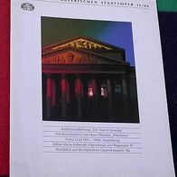 Blätter der Bayerischen Staatsoper 11/86, November 1986