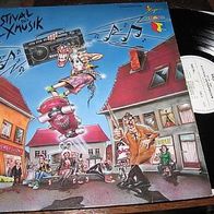 Festival der Volxmusik Deutsch-Punk Sampler Lp - top !