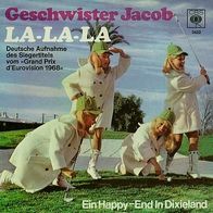 Eurovision 7"GESCHWISTER JACOB · La-La-La (RAR 1968)