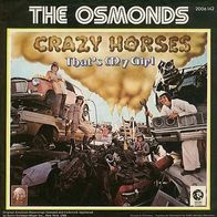 7"OSMONDS · Crazy Horses (RAR 1972)