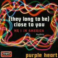 7"PURPLE HEART/ Carpenters · Close To You (Promo 1970)