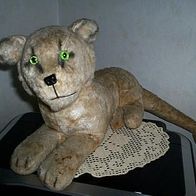 Steiff Tiger oder Löwe, uralt, 70 cm lang