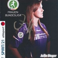 AK Julia Steger VfL Sindelfingen Ladies 12-13 Böblingen Frauenfußball Germany