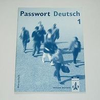 Passwort Deutsch: Wörterheft (Band 1) [Klett] NEU