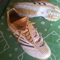 Fußballschuhe Fußball Schuhe adidas 48 13 gold weiß Noppen Traxion Turf adiPrene