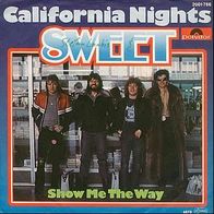7"SWEET · California Nights (RAR 1978)