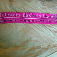 Schal Fanschal Telekom Baskets Bonn Motiv 2Neu Jacquard