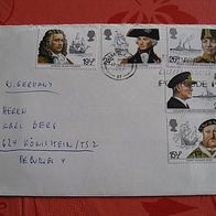 Brief mit Briefmarken Seefahrer