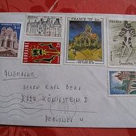 Brief gelaufen mit ungest.. Briefmarken