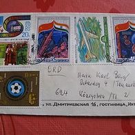 Brief gelaufen mit gest. und postfr. Briefmarken