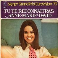 Eurovision 7"DAVID, Anne-Marie · Tu Te Reconnaitras (RAR 1973)