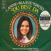 Eurovision 7"DAVID, Anne Marie · Du bist da (RAR 1973)