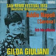 7"GIULIANI, Gilda · Addio Napoli (CV RAR 1973)