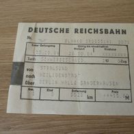 DDR, Deutsche Reichsbahn Fahrkarte vom 23.08.1984, Stralsund - Heiligenstadt