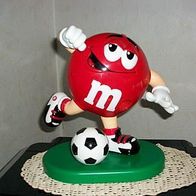 M & M Spender Fußballer rot