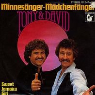 Eurovision 7"TONY&DAVID · Minnesänger-Mädchenfänger (RAR 1980)
