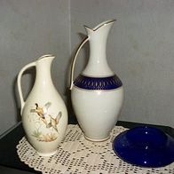 Royal KM Vase + Wächtersbach, 1950, 3 Teile