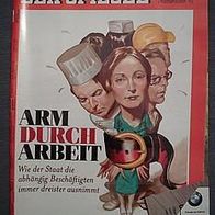 Der Spiegel Nr.14 v.2. Apr 2007 "Arm durch Arbeit"