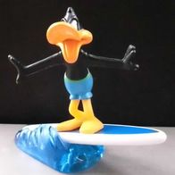 Ü-Ei Figur 2008 Looney Tunes Active - Daffy Duck (Surfbrett 1-teilig) + BPZ (D)