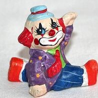 Clown im Spagat, ca. 4 cm hoch, Dekoration, Setzkasten