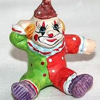 Clown sitzend, ca. 5 cm hoch, Dekoration, Setzkasten