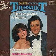 Eurovision 7"TOUSSAINT, Caline&Olivier · Dans les Jardiens de Monaco (1978)