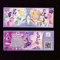 Ü - Ei Beipackzettel My little Pony - Equestria Girls FS 299