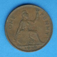 Großbritannien 1 Penny 1939