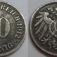 Deutsches Reich 10 Pfennig 1912 (A) ## Li10