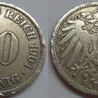 10 Pfennig 1901 (A) ## R2