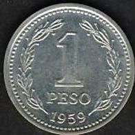 Argentinien 1 Peso 1959