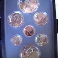 7 Silber Münzen Royal Canadian 1978 Commonwealth