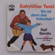 Ralf Bendix - Babysitter Twist / Wo ist denn das Kätzchen?, Single - Electrola 1957