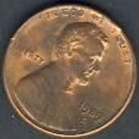 USA 1 Cent. 1989 D.