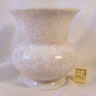 Heubach / Lichte Crakelee Porzellan Vase * *