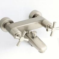 Wannenfüll- und Brausebatterie Teorema Silhouette
