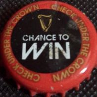 Guinness Chance to win Bier Brauerei Kronkorken aus Kenia Afrika Kronenkorken