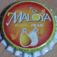 Maloya Poire Pear Fruchtsaft-Getränk Kronkorken aus Mauritius Afrika neu in unbenutzt