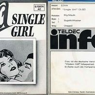 7"EDNA · Single Girl (CV RAR 1981)