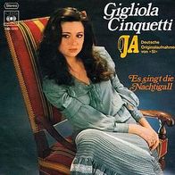 Eurovision 7"CINQUETTI, Gigliola · Ja (RAR 1974)