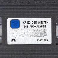 KRIEG der Welten 3 > Die Apokalypse < mit JARED MARTIN * * VHS
